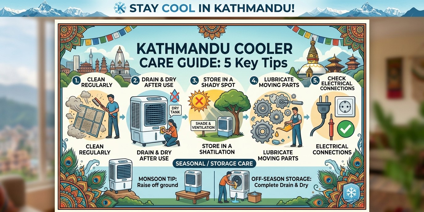 How to Take Care of Your Cooler in Kathmandu – Expert Technician’s Guide (2026)